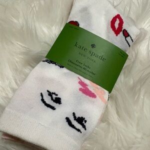 NWT Kate Spade 3-Pack Crew Socks